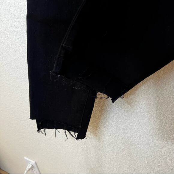 Frame Le skinny de Jeanne black step hem jeans 28 - Picture 3 of 6